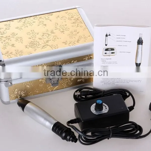 12 Needles Golden Micro Needle Derma Pen photo-6