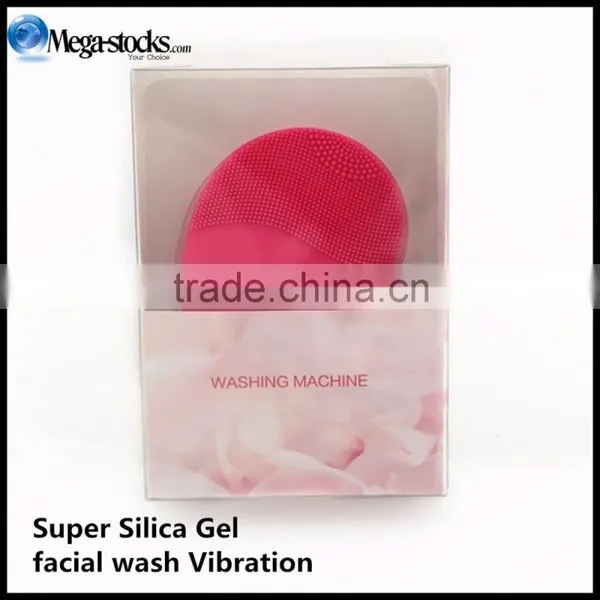 Natural Silicone Electric Facial Cleansing Fo Rea Rechargeable Face Spa Cleaning Brush photo-3