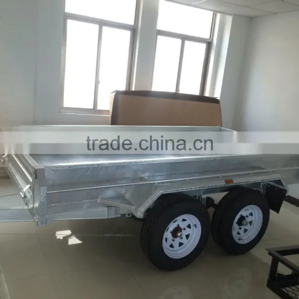 8x5ft Hot Dipped Galvanized Fully Welded Heavy Duty Tandem Trailer photo-2