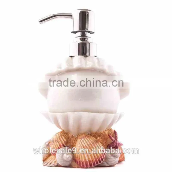 Ocean Series Shell Design Bathroom Accessory Set photo-5