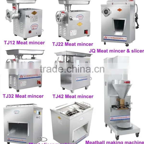 Trade Assurance Small JQ-2 CE Commercial Automatic Grind and Slice Lamp Beef Meat Cutting Machine photo-4