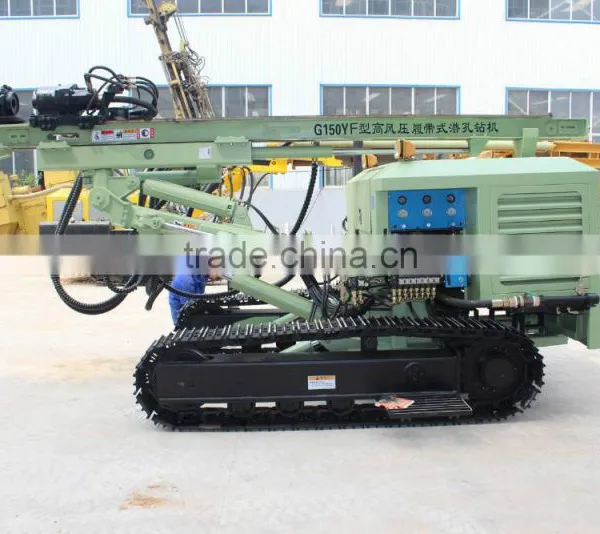High Pressure Bore Hole Hydraulic Rock DTH Blasting Drill Rig for Mine CTQ-G150YF photo-4