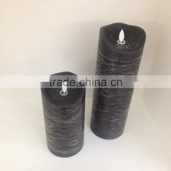 Flameless Moving Wick Led Wax Candles With Timer Outdoor Decorative Dancing Flame Led Real Wax Candles With Remote Control photo-3