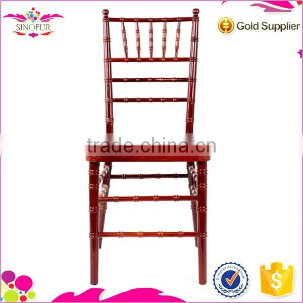 Qingdao SinoFur Classical Wholesale Solid Wood Mahogany Tiffany Chair photo-2
