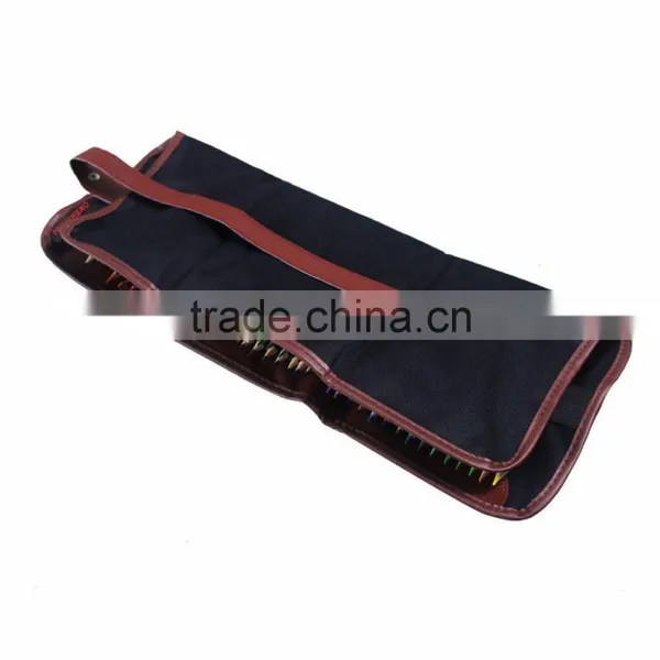Factory Wholesale Drawing Sketching Wrap Pencil Holder Organizer 72 Roll Up Colored Pencils Pouch photo-2