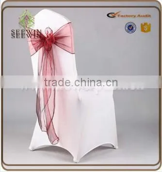 Transparent Titusse Colouful Organza Chair Sash photo-3