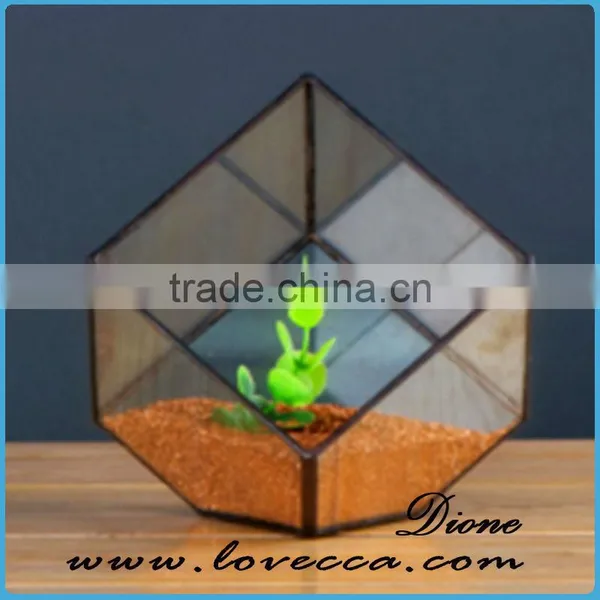 Clear Geometrical Terrarium Glass Hanging for Indoor Plant Holder photo-6