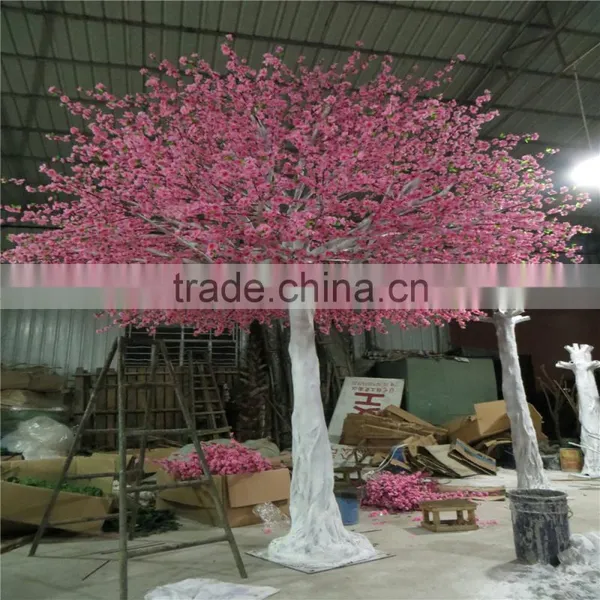 2017 Hot Sale Factory Cheap Artificial Banyan Trees Plastic Ficus Bonsai Tree for Sale photo-2