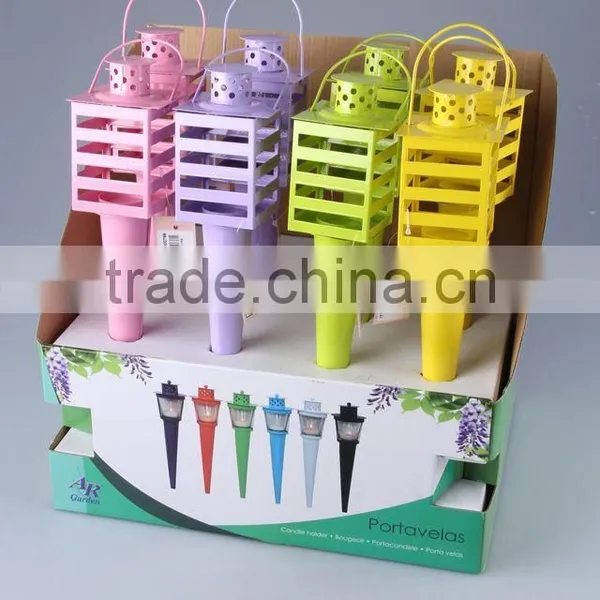 Torch Design Iron Candle Holder/Home Decoration Candlestick photo-3