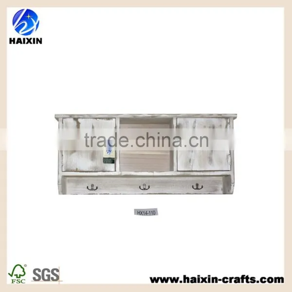 Kitchen Antique Wood Storage Cabinet /shabby Chic Wooden Cabinet With Pattern /wooden Storage Chest photo-2