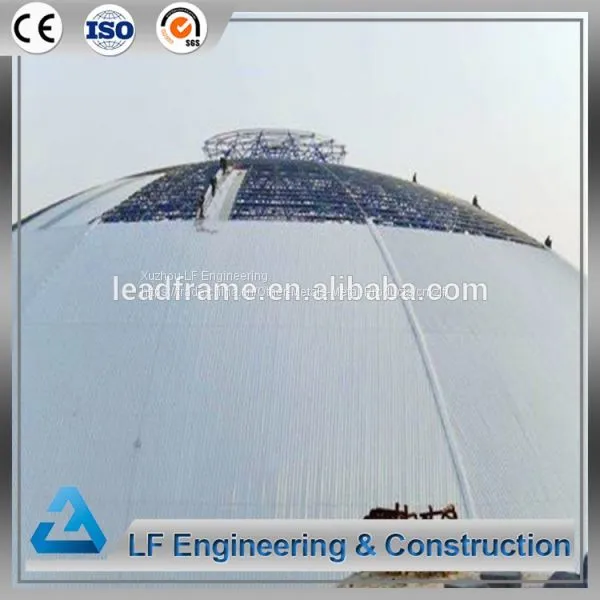 Provide Steel Space Frame Structure Barrel Vault Coal Storage photo-5