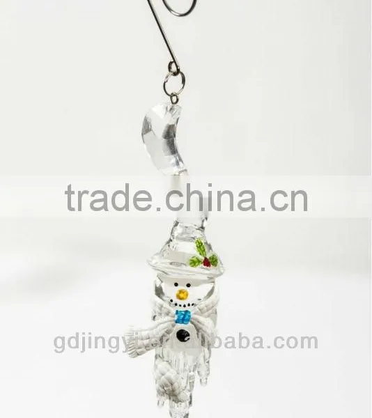Acrylic Snowman Head Icicle Xmas Hanging Decorations photo-4