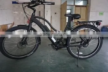26 Inch Brushless Hub Electric Bicycle Lithium Battery Powered Electric Beach Cruiser Bike for Lady photo-5