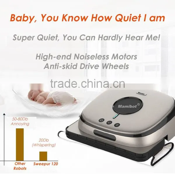 2017 New Navigation Mopping Robot Cleaner Wet Water Mamibot Sweepur120 New Designed photo-4