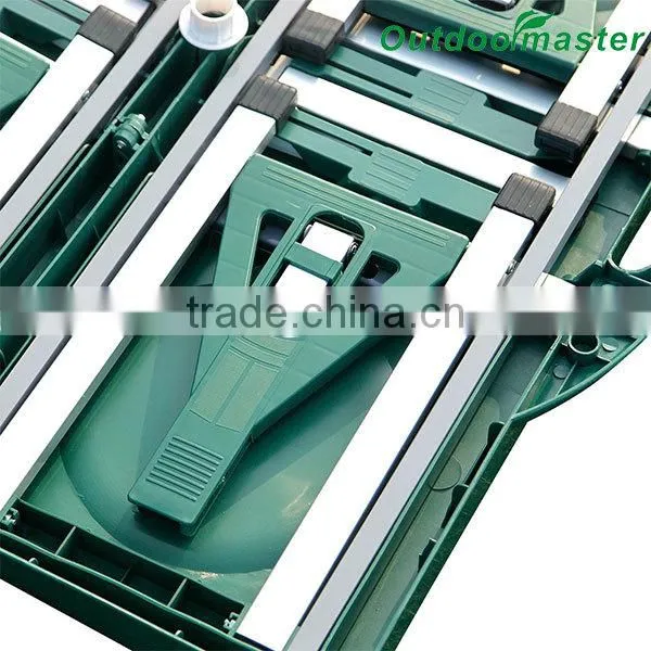 Garden ABS Plastic 4 Seats Folding Aluminum Suitcase Picnic Table photo-5