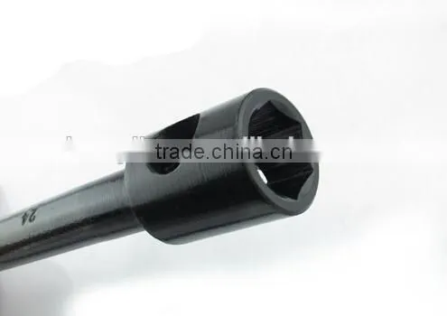 Black Finished Manual Truck Tire Wrench, Black Adjustable Wrench photo-3