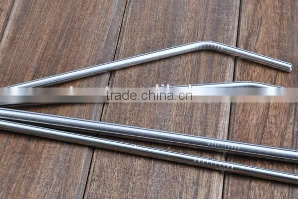 Bent Drinking Straw 4pcs/Set Metal Straw photo-4