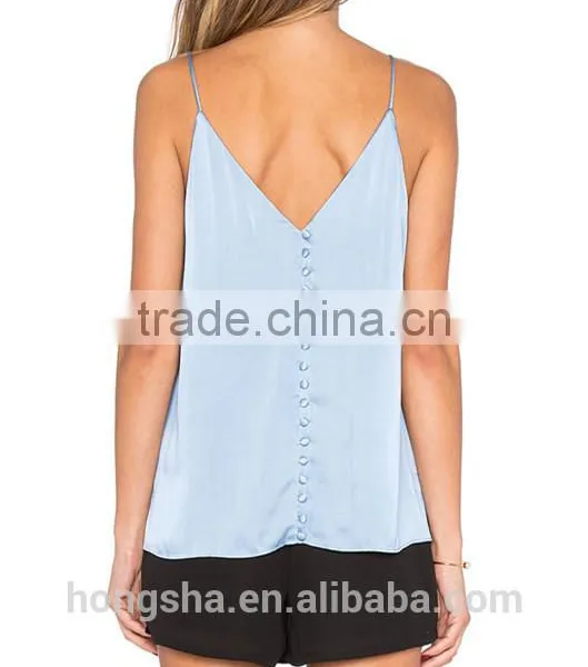 Ladies Bulk Silk Satin Blend Camisole Tops HST2193 photo-4