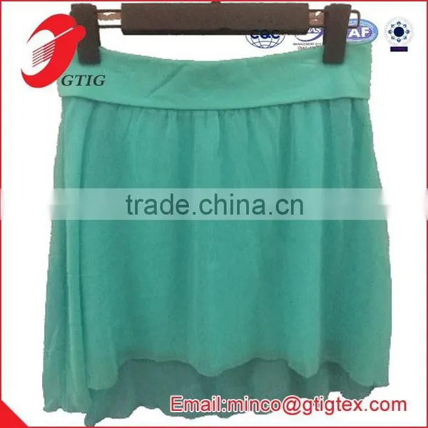 100%POLYESTER WOMEN'S SKIRT