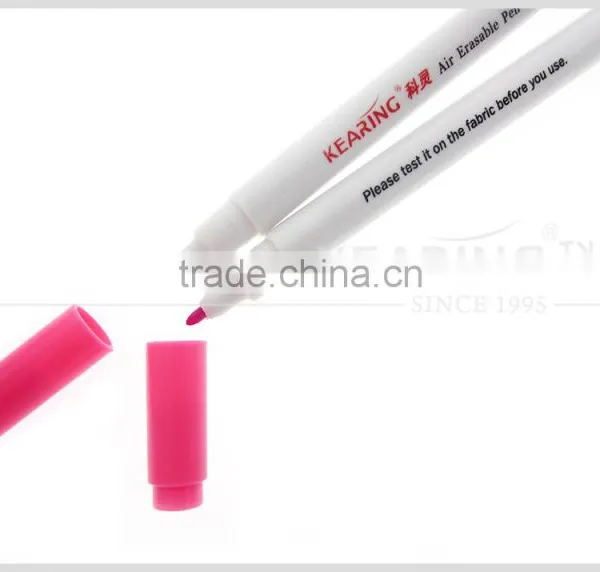 Kearing Dual Tipped Pink Color Tailor Erasable Marker in 1mm Tip +0.5mm Tip 2 Years Shelf Life Time Self Vainishing #AP1005 photo-4