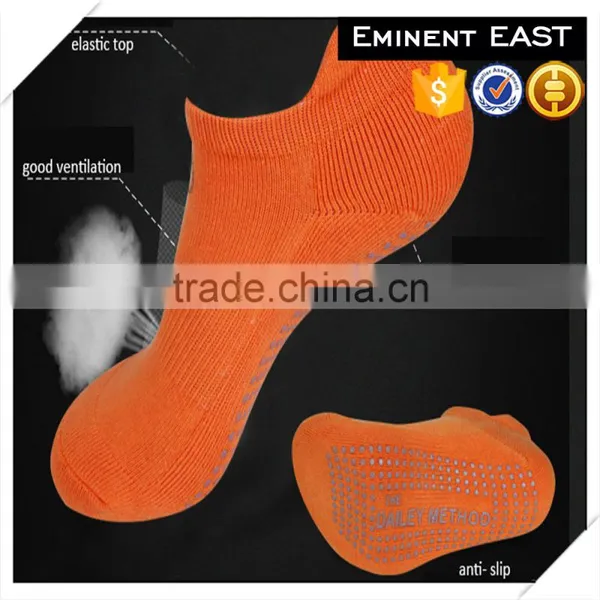 Anti-slip Organic Cotton Ankle Yoga Socks Breathable Sweat-absorbent Elastic photo-2