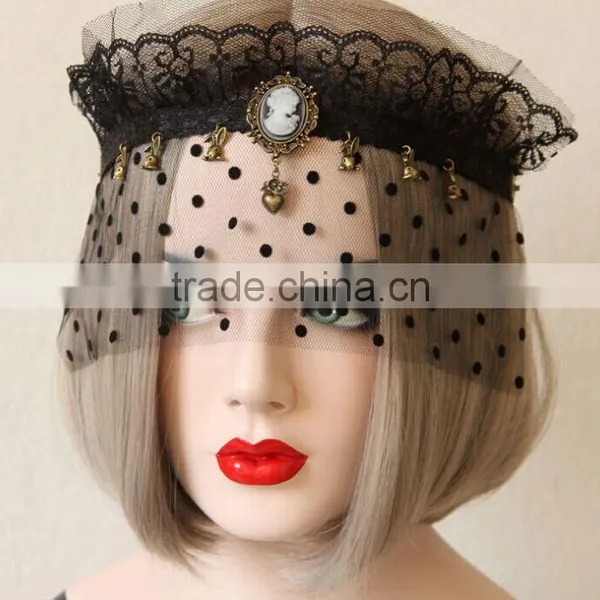 Venice Style Party Princess Mask,sexy Black Lace Half Face Mask,women Halloween Gift Masks photo-2