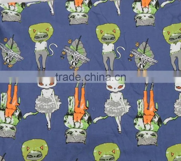 Factory Direct Wholesale Animals Printed Frabic 100% Cotton Material Fabric photo-4