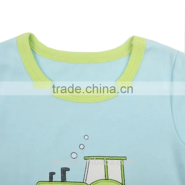 Summer Baby Boy Collar Short Sleeve Clothes Little Car Design Plain Baby Rompers photo-4