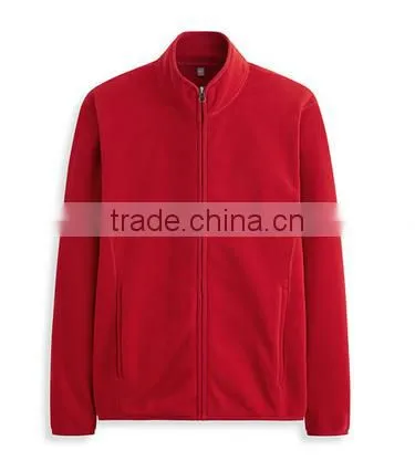 Men's Full Zip Jacket Active Windproof Men Custom Polar Fleece Jacket Wholesale Fleece Jacket photo-2