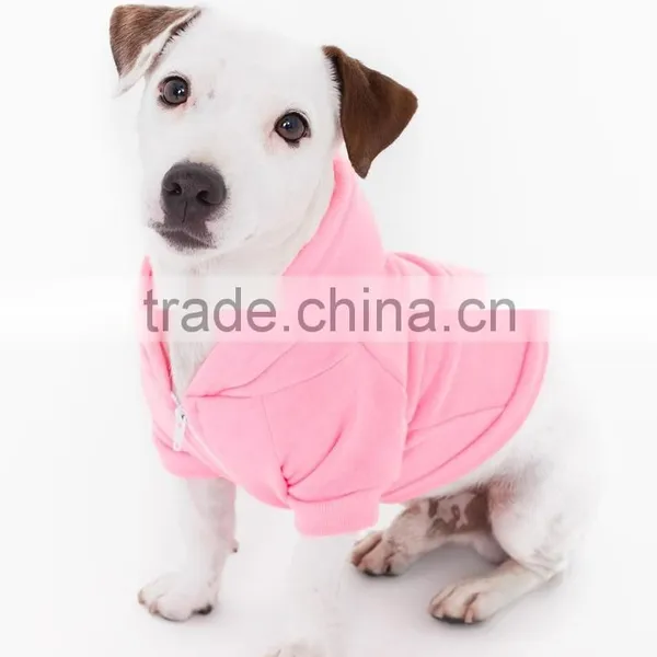Fleece Dog Zip Hoodie Pet Clothes Dog Wholesale Dog Clothes photo-4