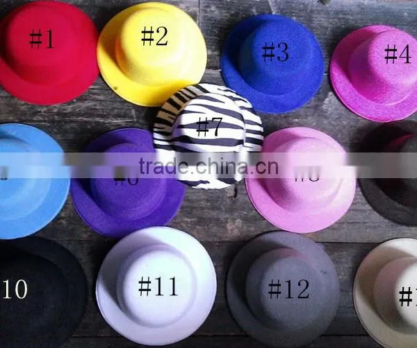 Wholesale Mini Top Hat Party Top Hat Plain Top Hat Felt Top Hat Baby Top Hat photo-2