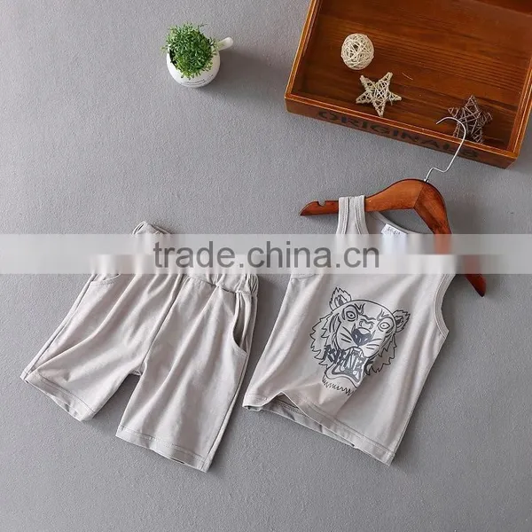 Hot Sale Cotton Printing Soft Kids Clothes Clothing Set photo-4