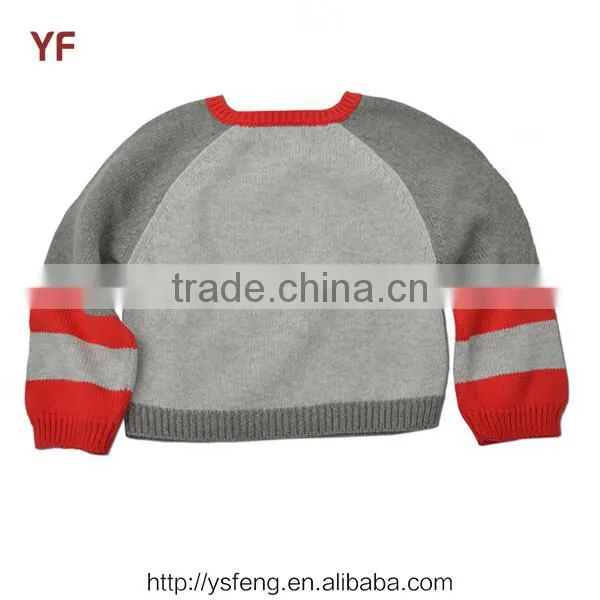 Cartoon Truck Pattern Cotton Baby Boy Pullover Sweater Designs photo-2
