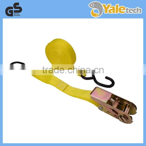 Polyester Cargo Tie Strap With Ratchet and Hooks photo-4