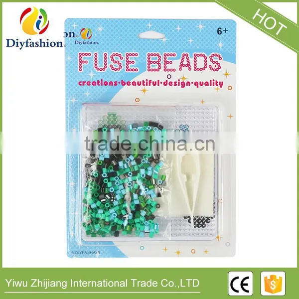 Kids Plastic Diy Ironing Perler Beads Set Hama Beads Wholesale Kids Toys 18004 photo-2