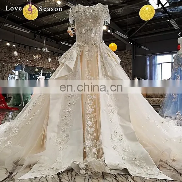 LS00222 One Piece Dress Latest Factory Direct China Quinceanera Gowns Wedding Dress photo-2