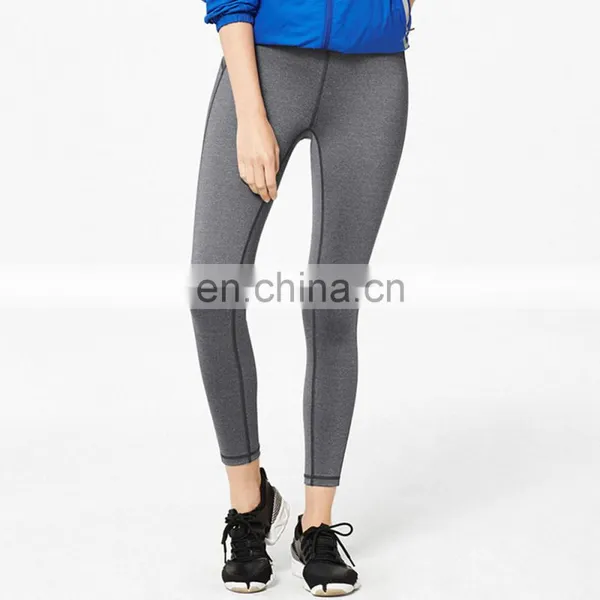 Vintage Grey Ankle Women Plain Leggings