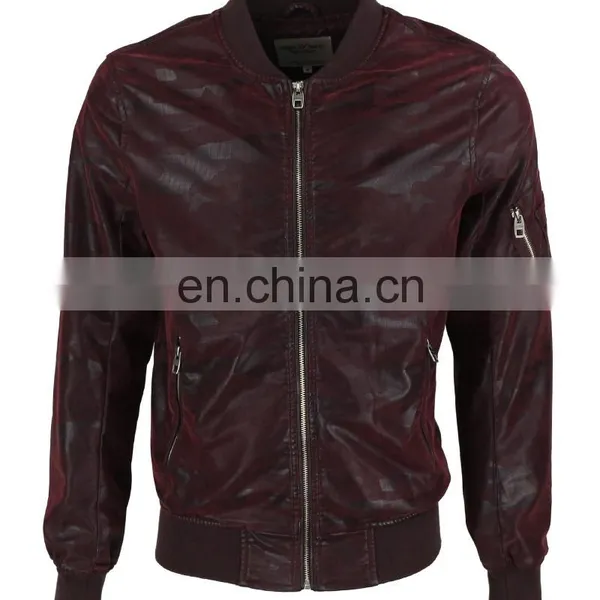 Men's PU Leather Jacket Fashion Leather Jacket for Man PU Leather Jacket Man photo-3