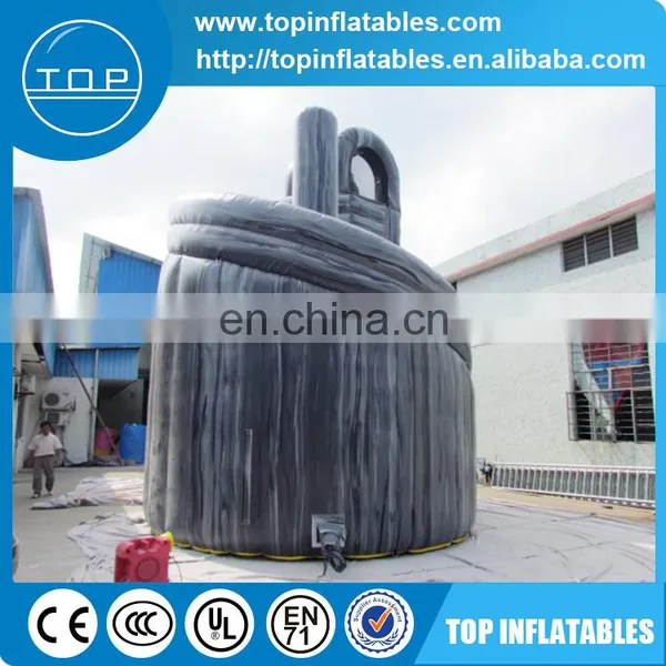 Factory Supply Giant Gray Tattoo Inflatable Water Slide for Adult and Kids photo-4