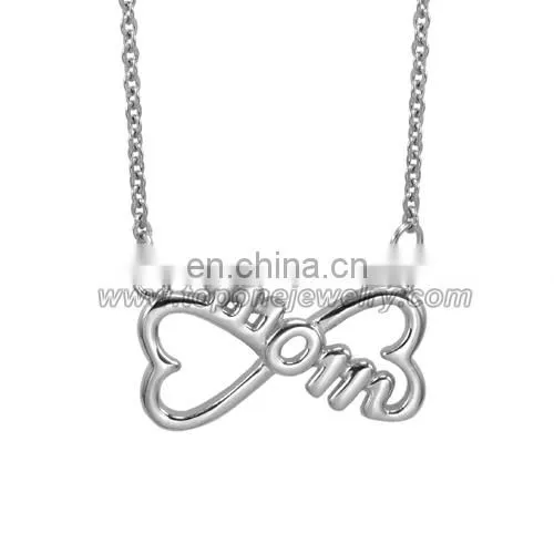 Cheap Wholesale Stainless Steel Infinity Women's Charms Necklaces Wedding Jewelry Gifts photo-6