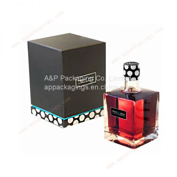 High Quality Mini Black Cosmetic Packaging Paper Tube, Luxury Essential Oil Box photo-2