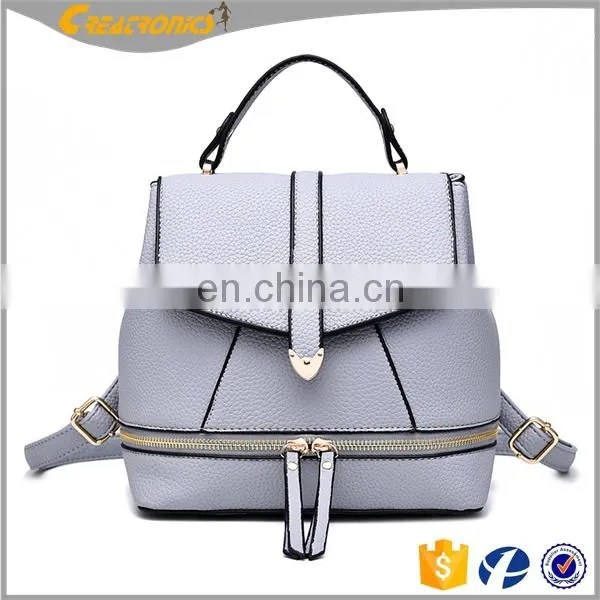 CR 80% Customer Repeat Order New Product Sales Well Cheap Rucksack for Young Girls Pink Color Womens Leather Purse Backpack photo-5