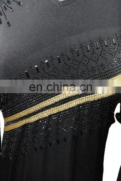 Designer Collections Dubai Burkha With Diamond Stone Work / Casual Daily Occasion Wear Abaya For Women (dubai Abaya 2017) photo-3