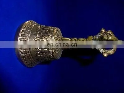 Tibetan Buddhist Temple Meditation Singing Bell With Dorje Vajra Buddhism Bells Tibetan Buddhist Meditation Bell and Dorje Set photo-3