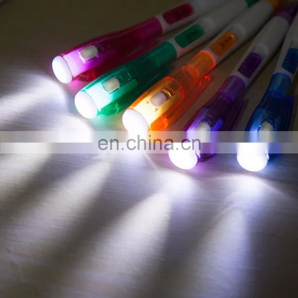Multi Functional Promotion Novelty Fancy Led Pen Advertising Pen With Torch photo-2