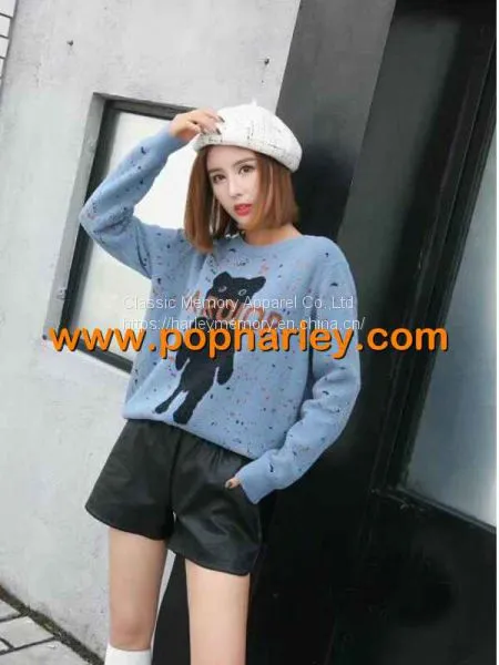Factory Wholesale Woman Velvet Mink Sweater photo-2