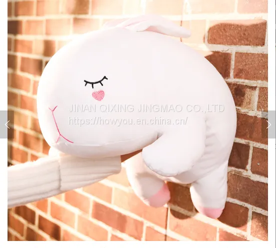 China Manufacture Cute Decoration Moe 2019 Trend Plush Backpack Rabbit photo-2