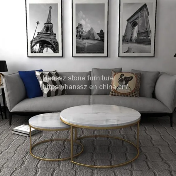 High Quality Marble Coffee Table Marble Center Table for Furniture photo-5