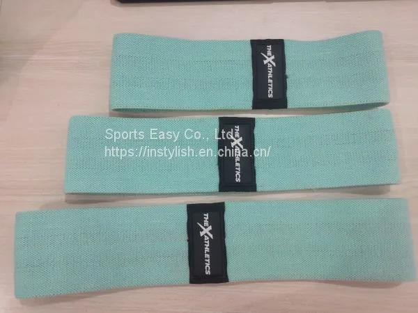 Elastic Fabric Cloth Hip Bands for Leg Hip Strength Training photo-2
