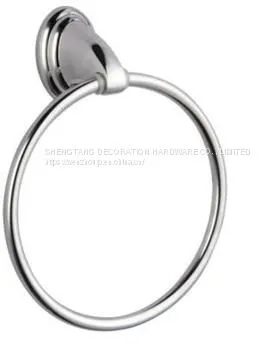 Hotel and Home Bathroom Hanging Towel Ring, Modern Bathroom Accessory Wall Mount Napkin Hanger Small Towel Ring
